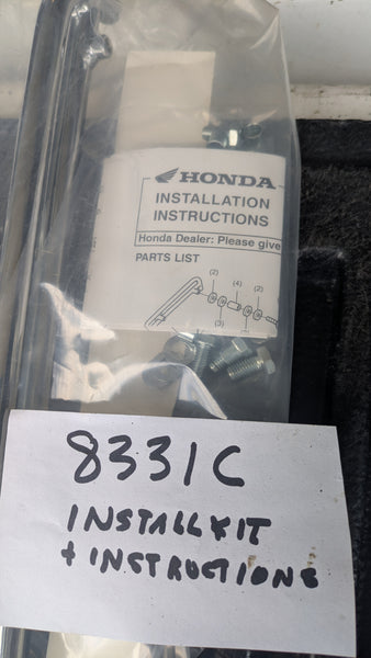Honda GL1800 Part 08P-MCA-100 Chrome Fender install kit with instructions sku 8332