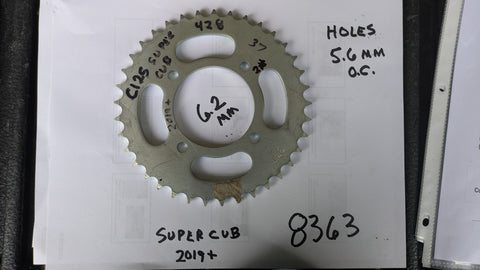 Honda Super Cub Rear Sprocket  428/37 4 bolt sku 8363