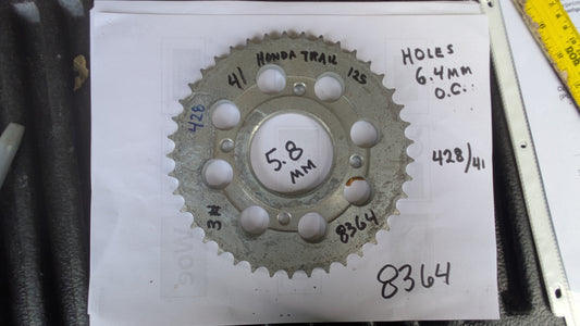 Honda  Trail 125 428 41T 4 bolt sku 8364