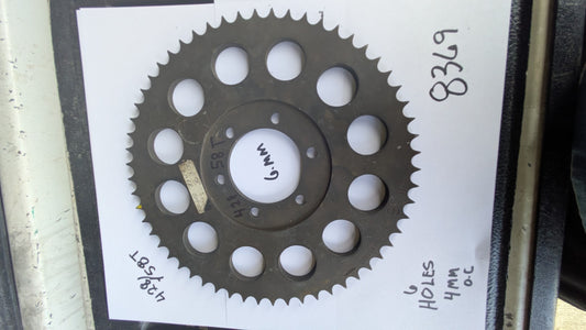 Rear Sprocket 428 57T 6 hole sku 8369