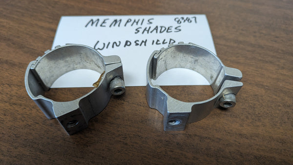 Memphis Shades Adjustable  Motorcycle Windshield Fork Clamps sku 8387