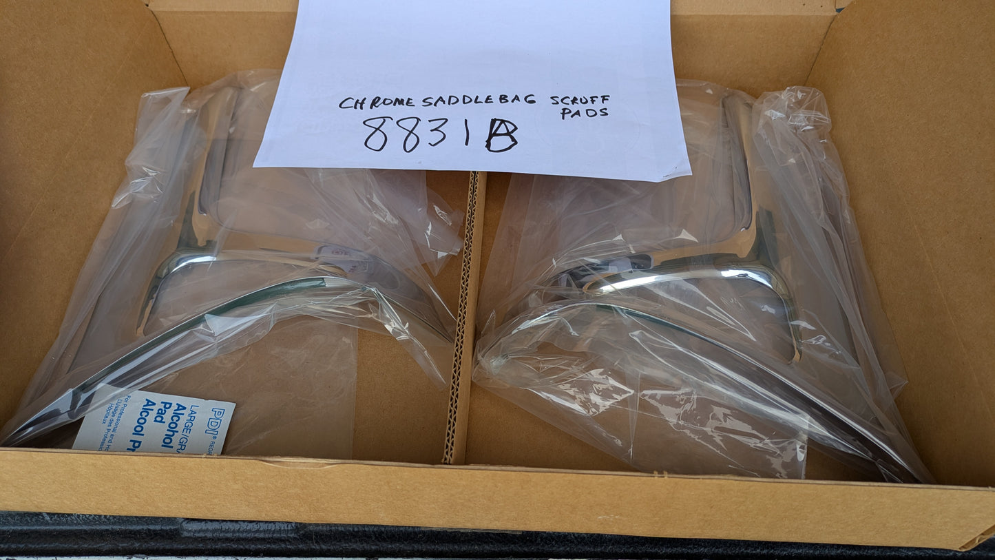 Honda Gold Wing 2005-2010 NEW OEM Chrome Saddlebag Scuff Cover Set 08P56-MCA-100 sku 8331B (Copy)
