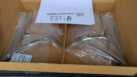 Honda Gold Wing 2005-2010 NEW OEM Chrome Saddlebag Scuff Cover Set 08P56-MCA-100 sku 8331B (Copy)