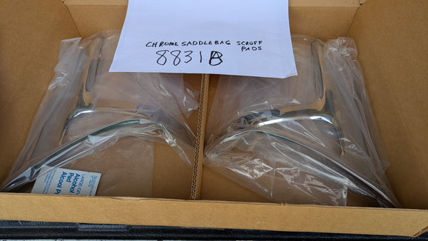 Honda Gold Wing 2005-2010 NEW OEM Chrome Saddlebag Scuff Cover Set 08P56-MCA-100 sku 8331B (Copy)