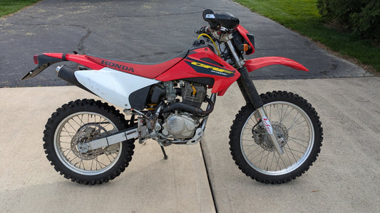 Honda CRF230F Street Legal with rear disk brake