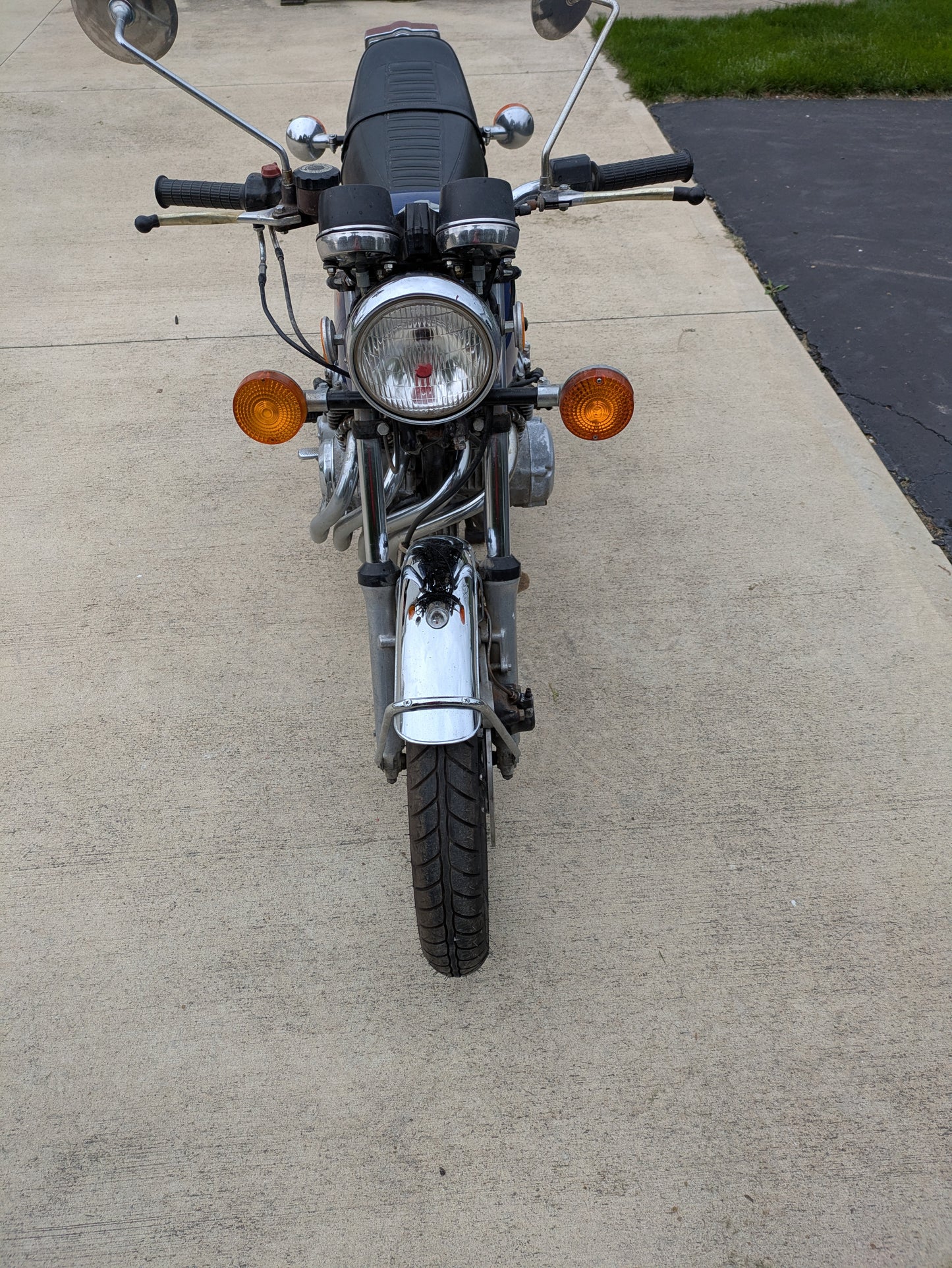 Honda CB400F 1975 Blue