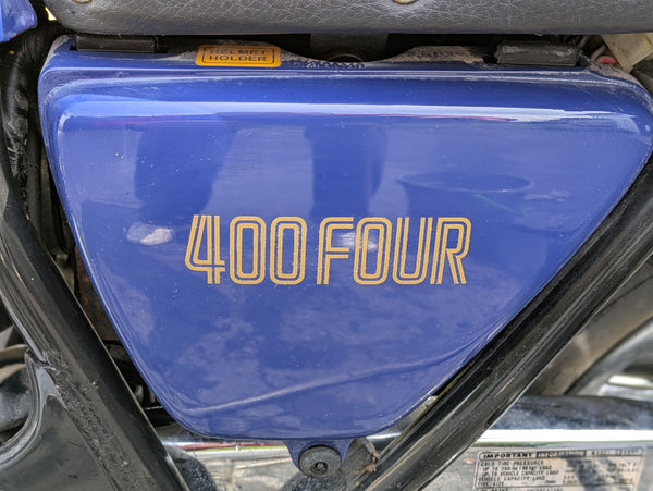Honda CB400F 1975 Blue