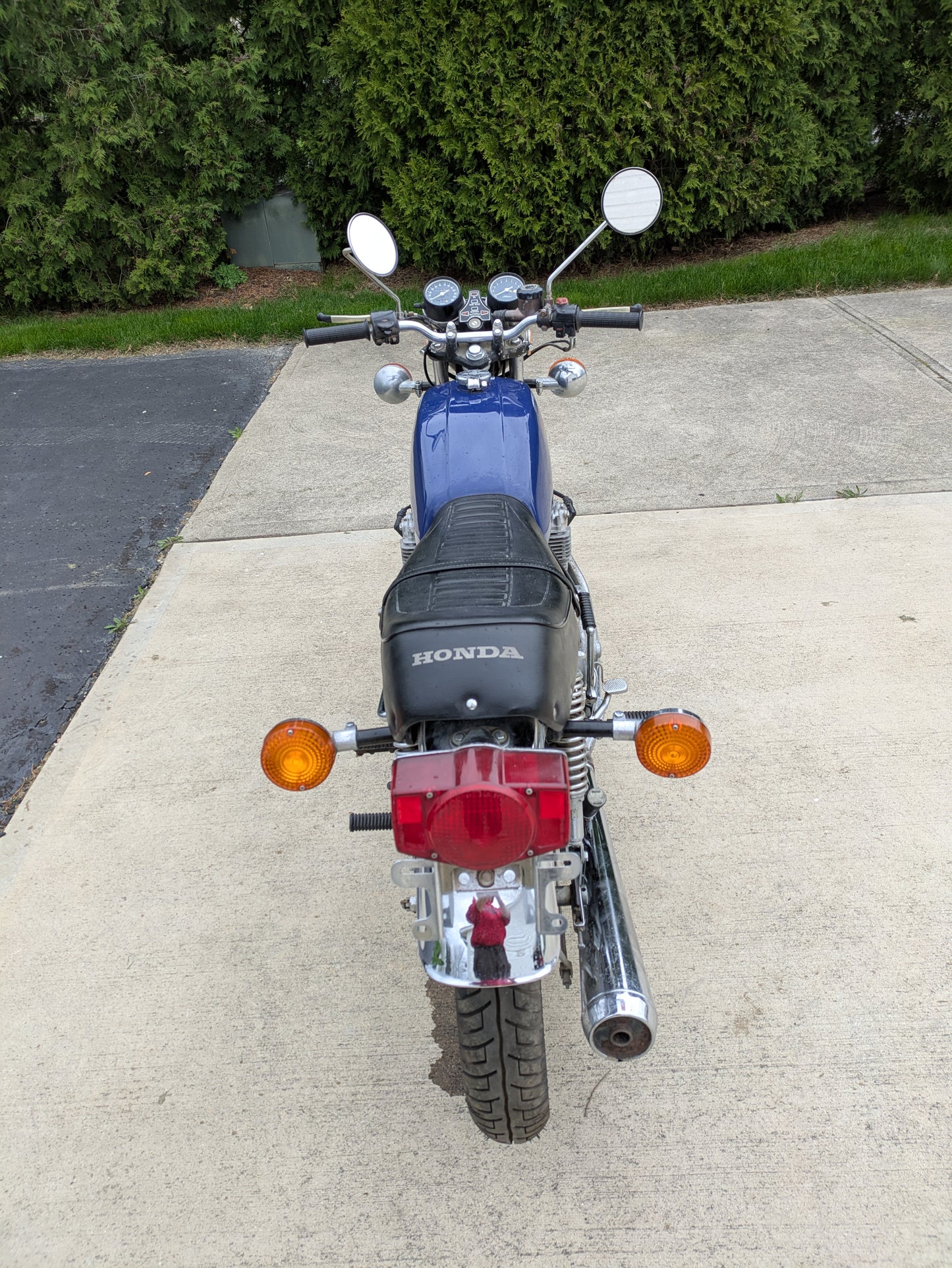 Honda CB400F 1975 Blue