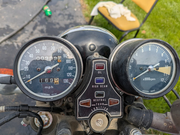 Honda CB400F 1975 Blue