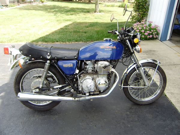 Sold Honda CB400F 1975 Blue 900 miles my sku 8000