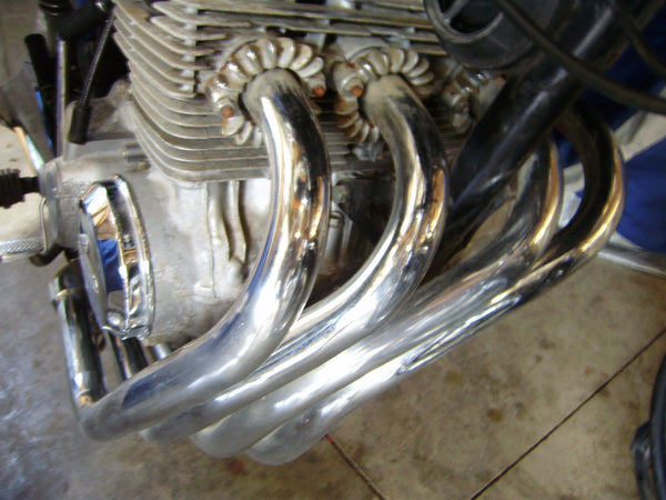 Sold Honda CB400F 1975 Blue 900 miles my sku 8000