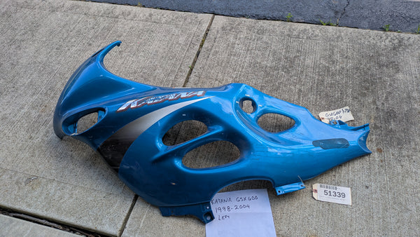 Suzuki Katana 600 1998-2004 Left Fairing Blue sku myi 8331