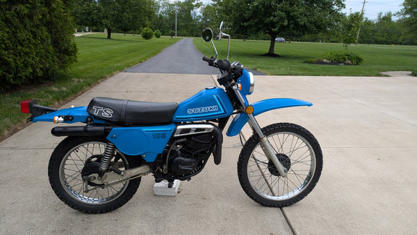 Suzuki TS185 1980 Blue sku 8000