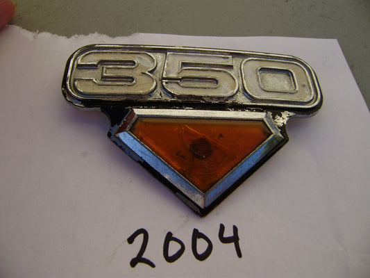 Honda CB350 CL350 K4 Right Sidecover Badge 2004