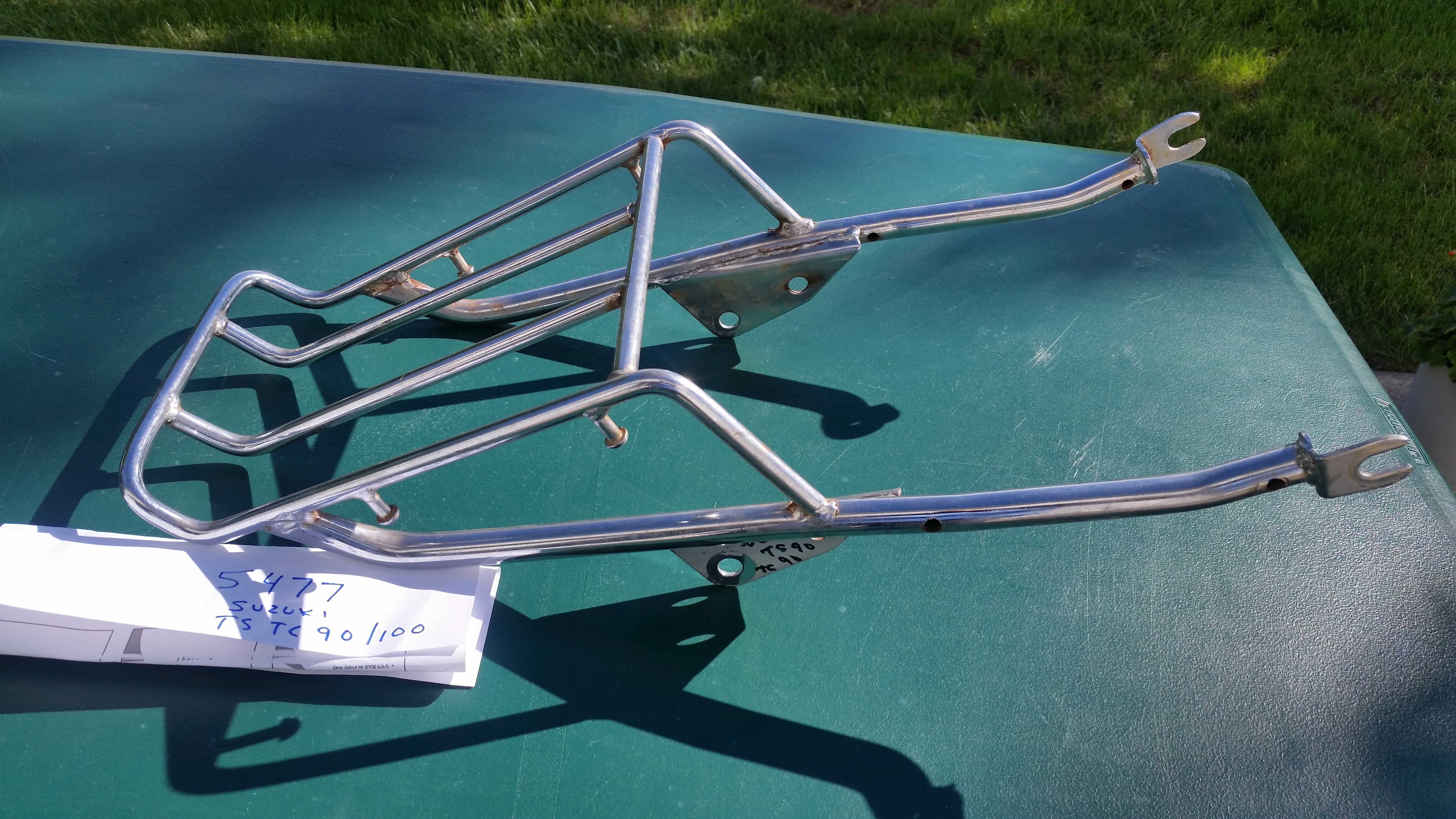 Suzuki TC90 rack will also fit TS90 TS100 TC100 Luggage Rack 5477