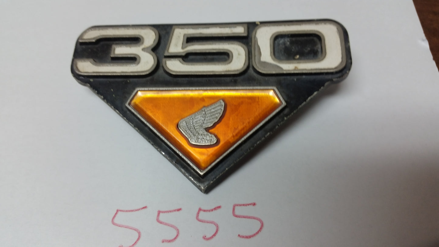 Honda CB350 CL350 LeftSidecover Badge 5555