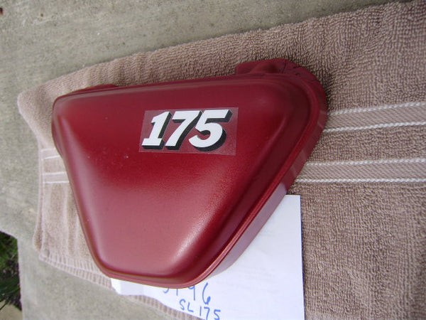Honda SL175 OEM Sidecover left red  sku 3196