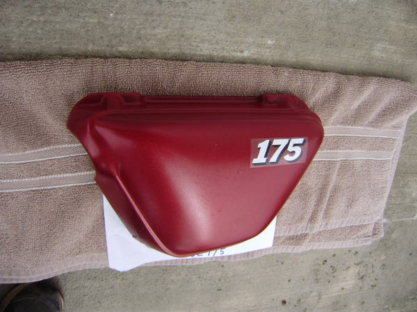 Honda SL175 OEM Sidecover left red  sku 3196