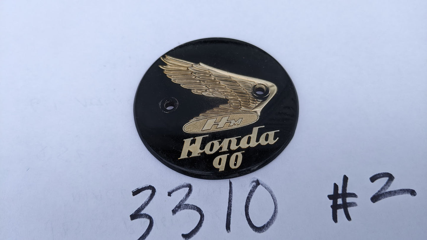 Duplicate Not on WEbHonda 90 NOS Right Badge  sku  3310B