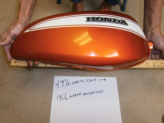 Honda CL175 Gas Tank Candy Topaz Orange 4008