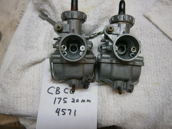 Honda CL175 CB175 Carburetor pair 4571