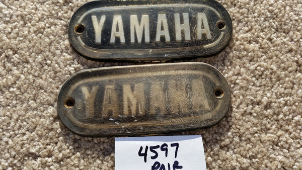 Yamaha Gas Tank Badge pair 4597