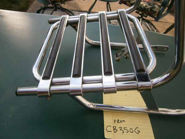 Sold on Ebay Honda CB350G Luggage rack and backrest 4648