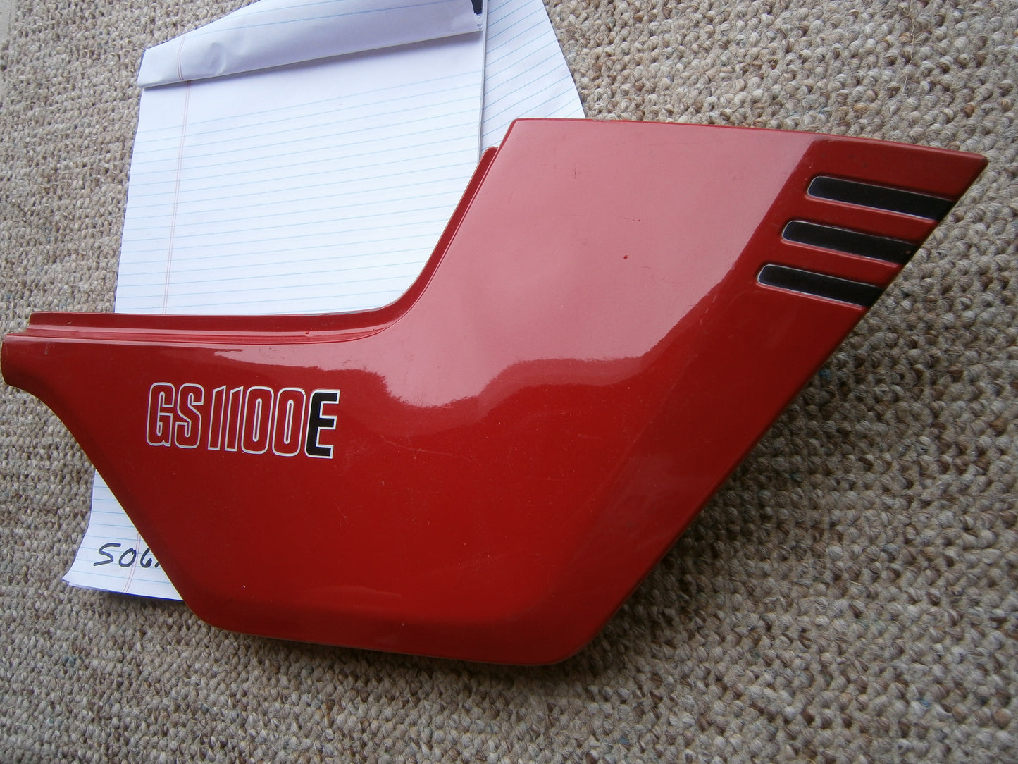 Suzuki GS1100E Right Red Sidecover  47111-49500R sku 5067