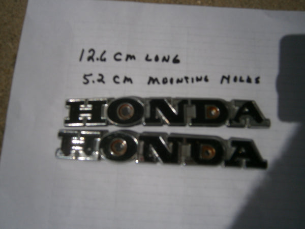 Honda Gas Tank Badges CB100 SL100 SL175 sku 5082