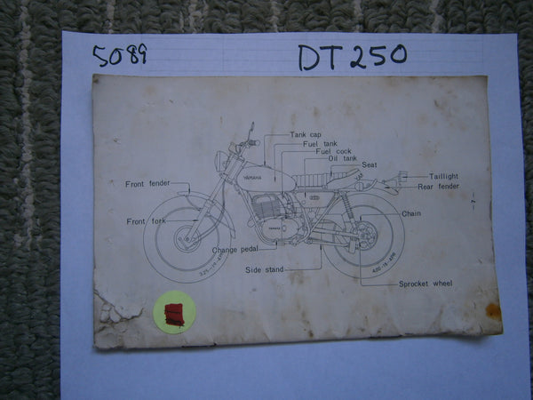 Yamaha DT2 Original Manual 5089