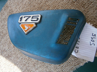 Honda CB175 CL175 Sidecover right blue 5095