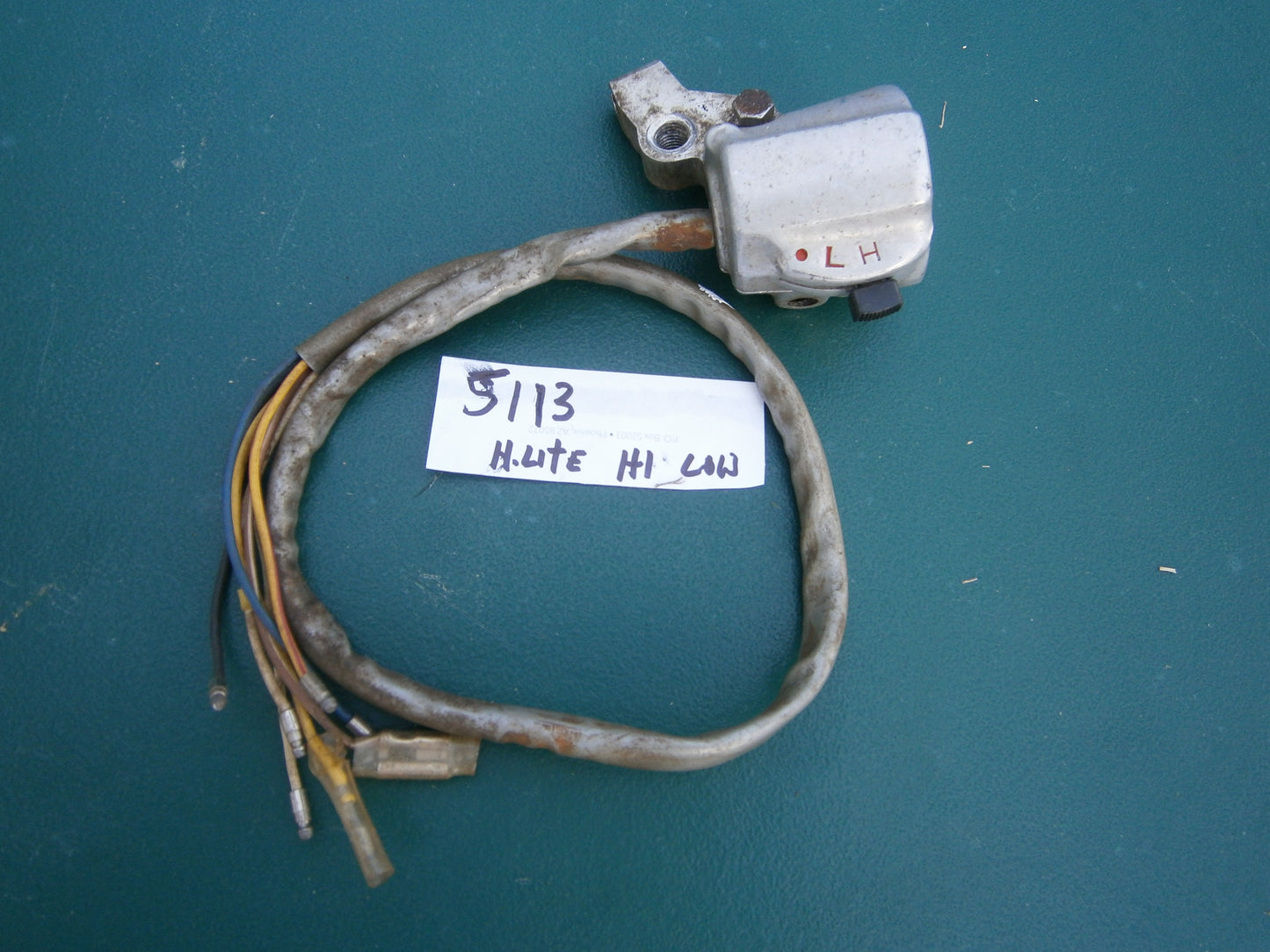 Honda Original CB headlight switch, low hi with  brake mounting sku 5113