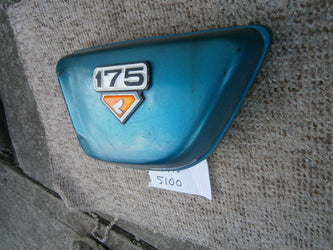 Honda CB175 sidecover blue left 5100