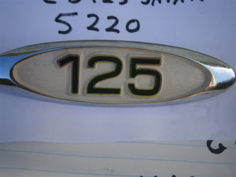 Sold Ebay 7/10/21 Honda CB125  Sidecover badge NOS  Metal Non US Model  5220