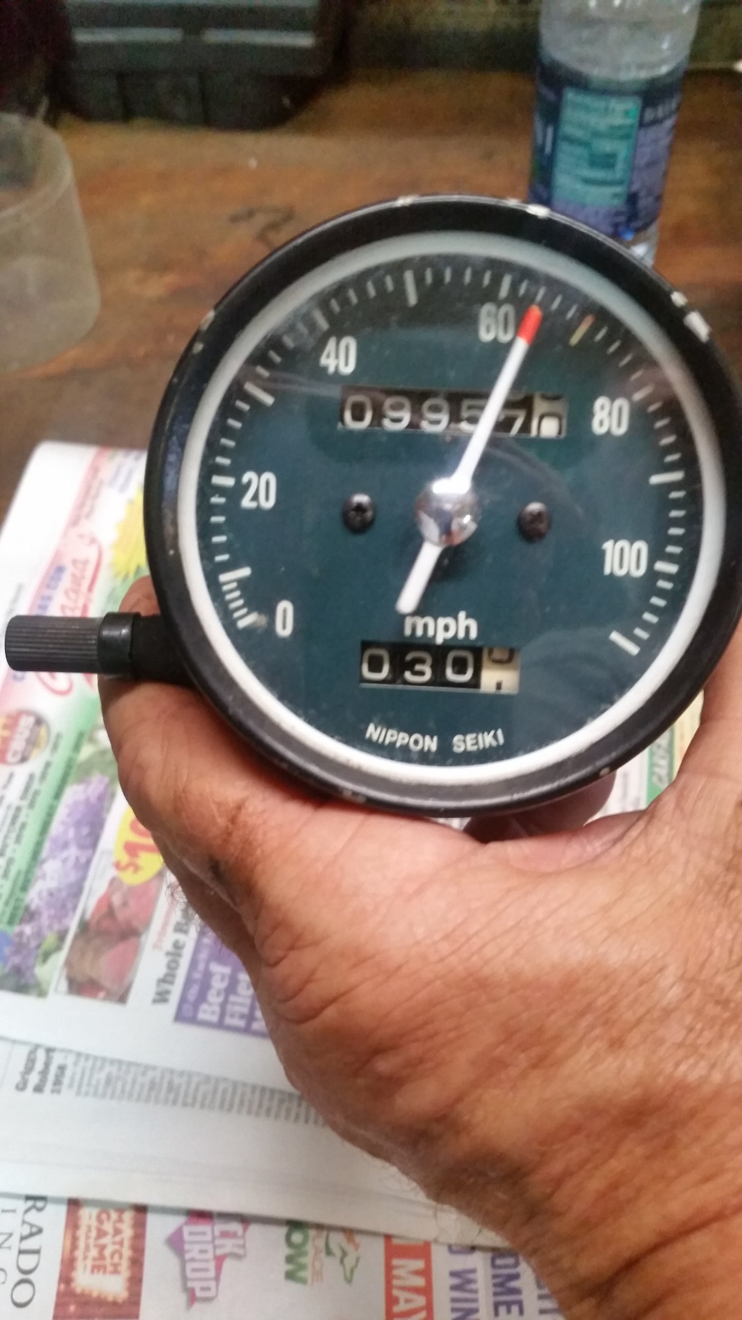 Honda CB400F working  Speedometer 5247