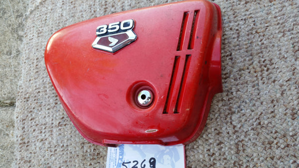 Honda CB350 Sidecover Red Right 5269