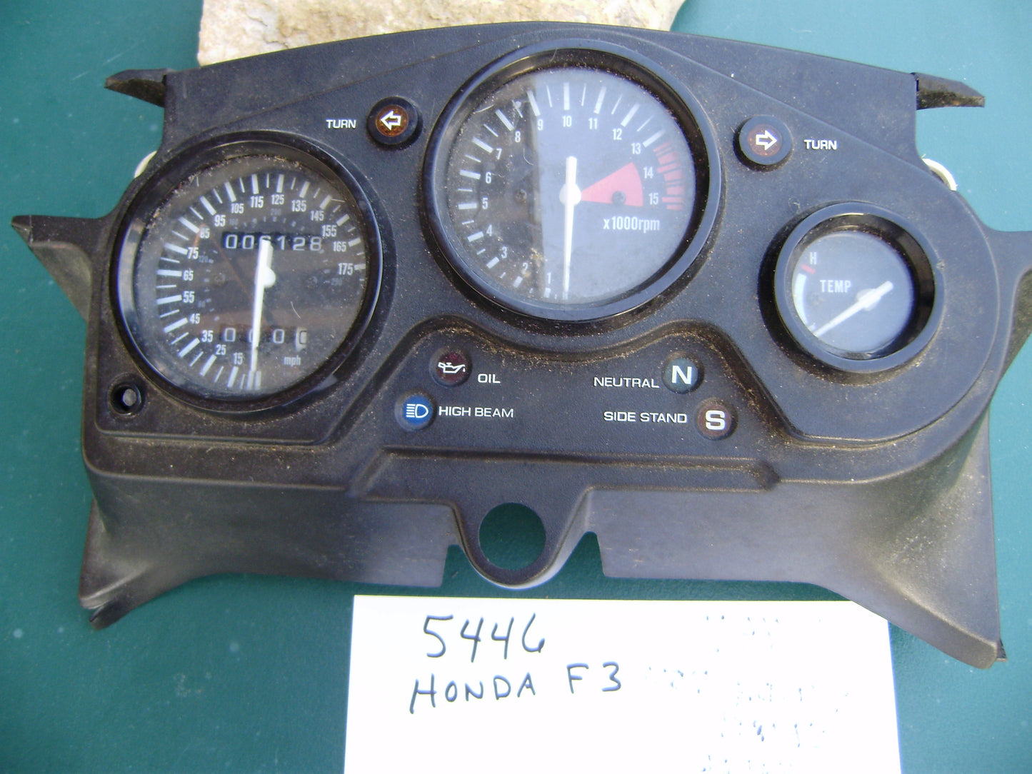 Sold Ebay 9/19/18 Honda CBR600F3 Instrument Cluster Assembly 6128 Miles sku 5446