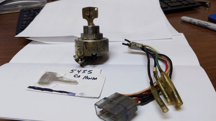 Sold Ebay 11/9/20 Honda CA77 CA72 Dream  Ignition Switch , Wiring  6 Pin Connector needs repair 5455