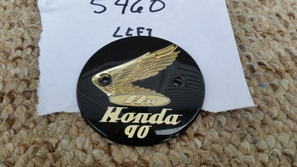 Honda CA200 90cc NOS left  gas tank badge sku  5460