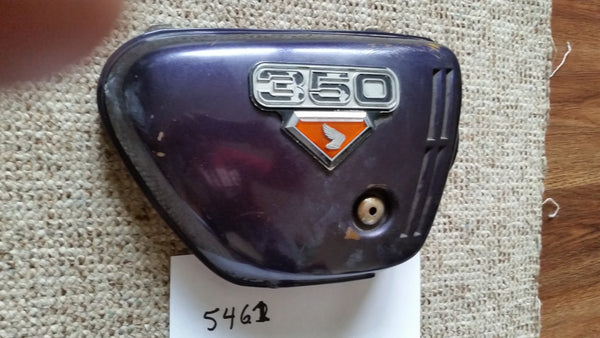 Sold as Pair on Ebay  Honda CB350K4 Left Purple Sidecover 5461
