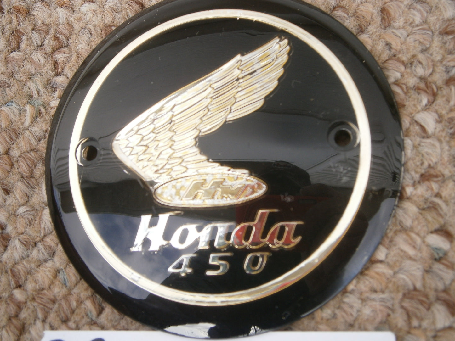 Honda CB450 CL450 1965-1968 New Gas Tank Badge Pair 5519