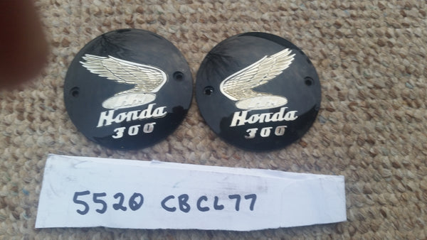 Honda CB77 CL77 Brand New Badge Pair 5520