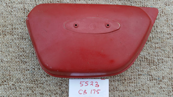 CB175 red left sidecover 5523