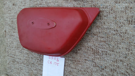 CB175 red left sidecover 5523