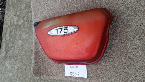 Honda CB175 Sidecover Right Red 5562