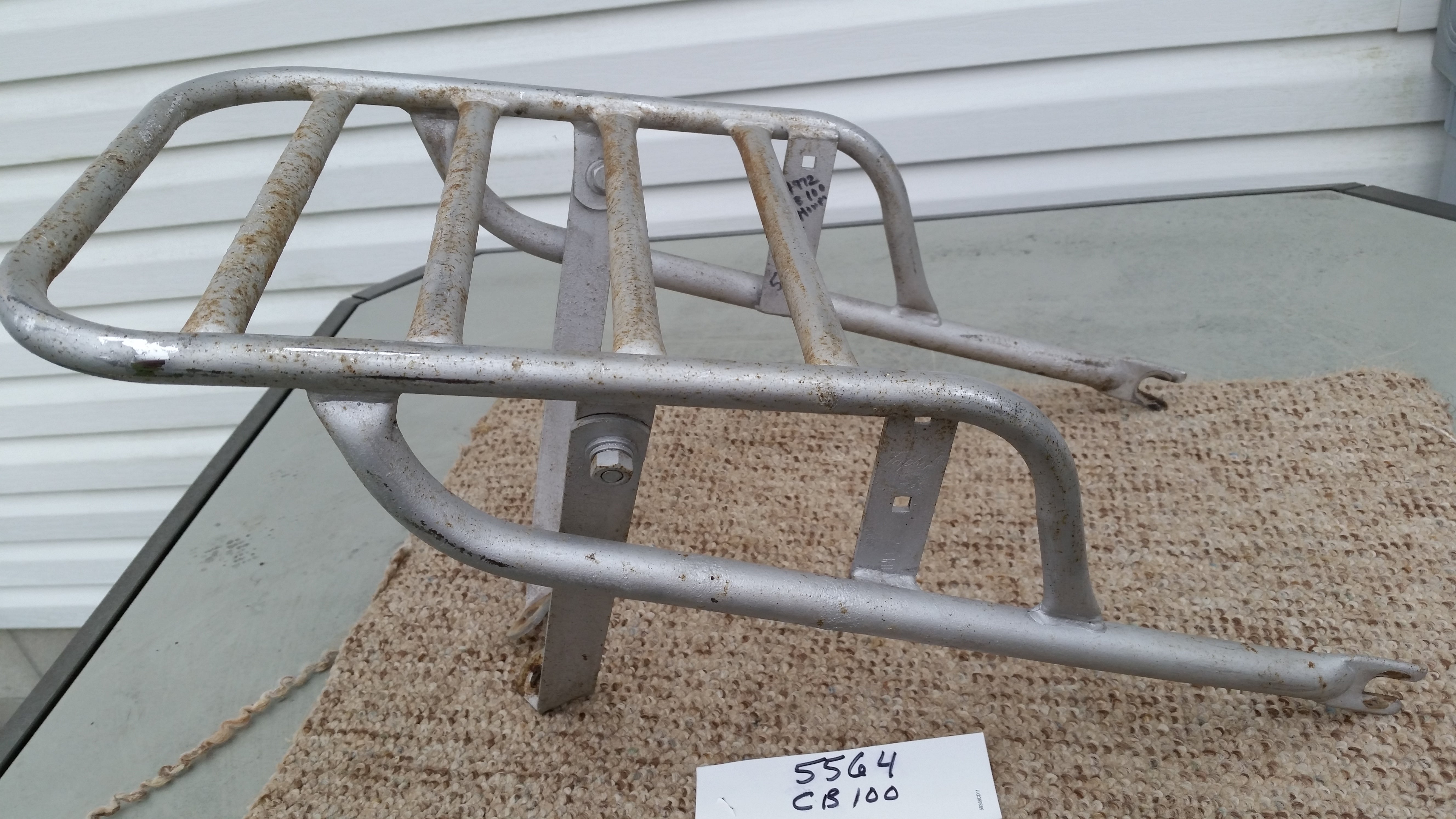 Honda Cb100n Rear Rack Honda CB100 Luggage Rack 5564 – ClassicJapaneseMotorcycles