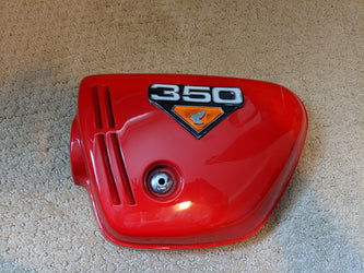 Sold Ebay 2/14/19  Honda CB350 left red sidecover 5601