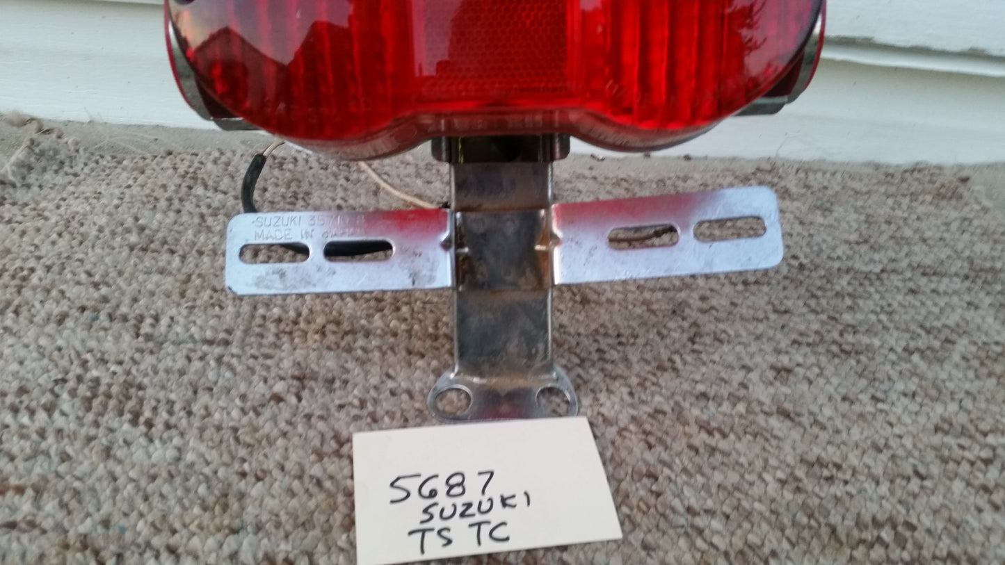Sold Ebay 7/12/19 Suzuki TS 1970's Tail Light Complete 5687