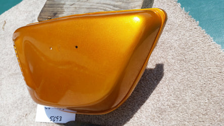 Sold Ebay 080420202 Honda CB175 Sidecover NOS Left Candy Gold 1972 sku 5693