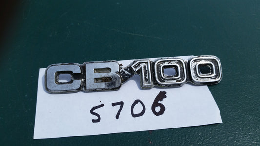 Honda CB100 Sidecover Badge sku 5706